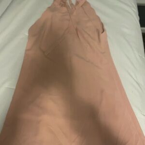 Pink Lily Peach Mini Dress